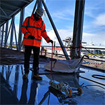 FM2 Floor Test in Progress - Netherlands Data Centre